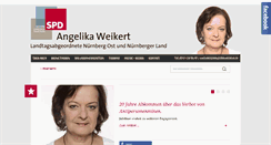 Desktop Screenshot of angelika-weikert.de