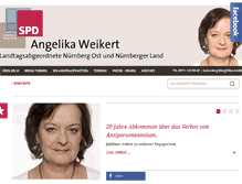 Tablet Screenshot of angelika-weikert.de